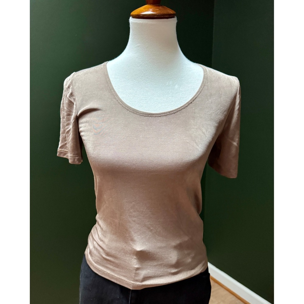 Vintage Irene New‎ York Short Sleeve Scoop Neck Blouse Women's S